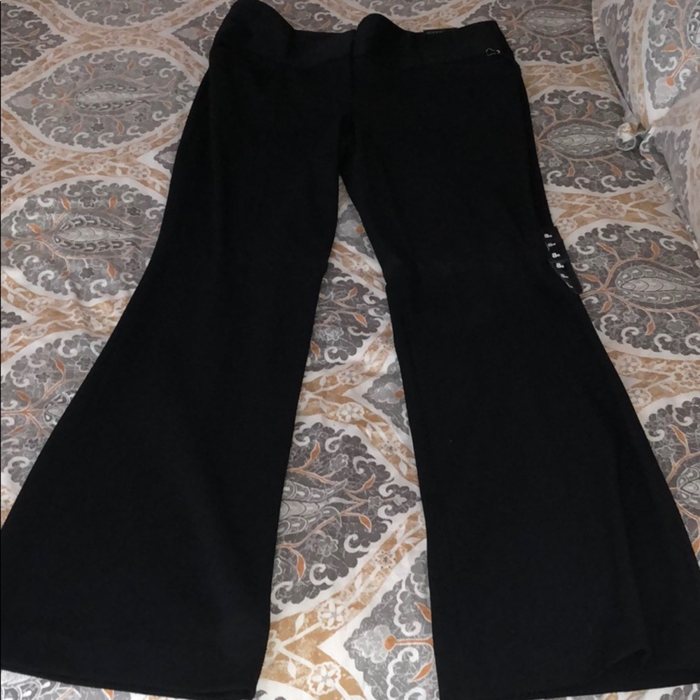 Black flare dressy pants